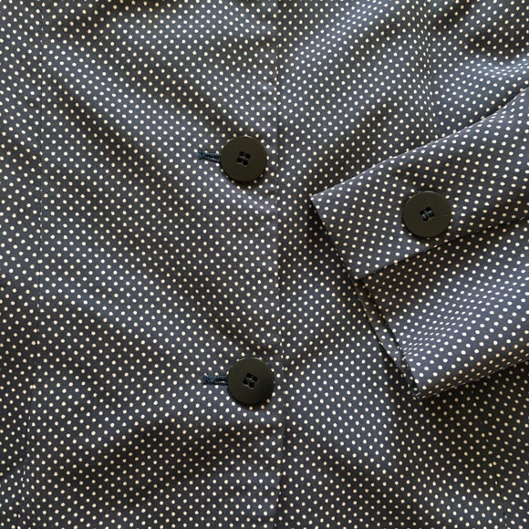 Giorgio Armani Polka Dot Blazer-Blue Women’s Sz 4 - Picture 5 of 8